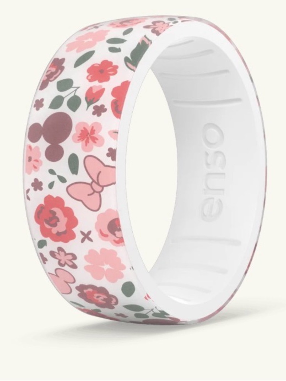 Mickey and Minnie pink Floral Disney ring
Size 9